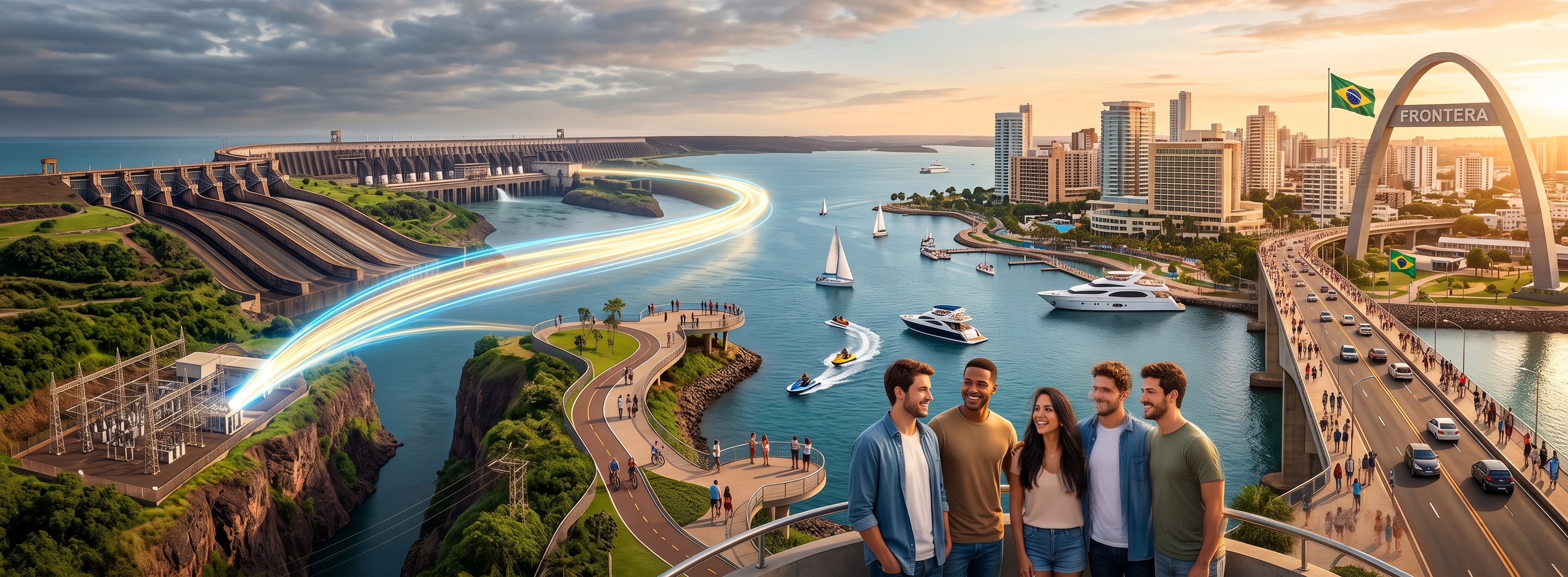 Hernandarias, destino turístico: Itaipú, lago y frontera
